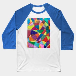 Colors and Shapes Baseball T-Shirt